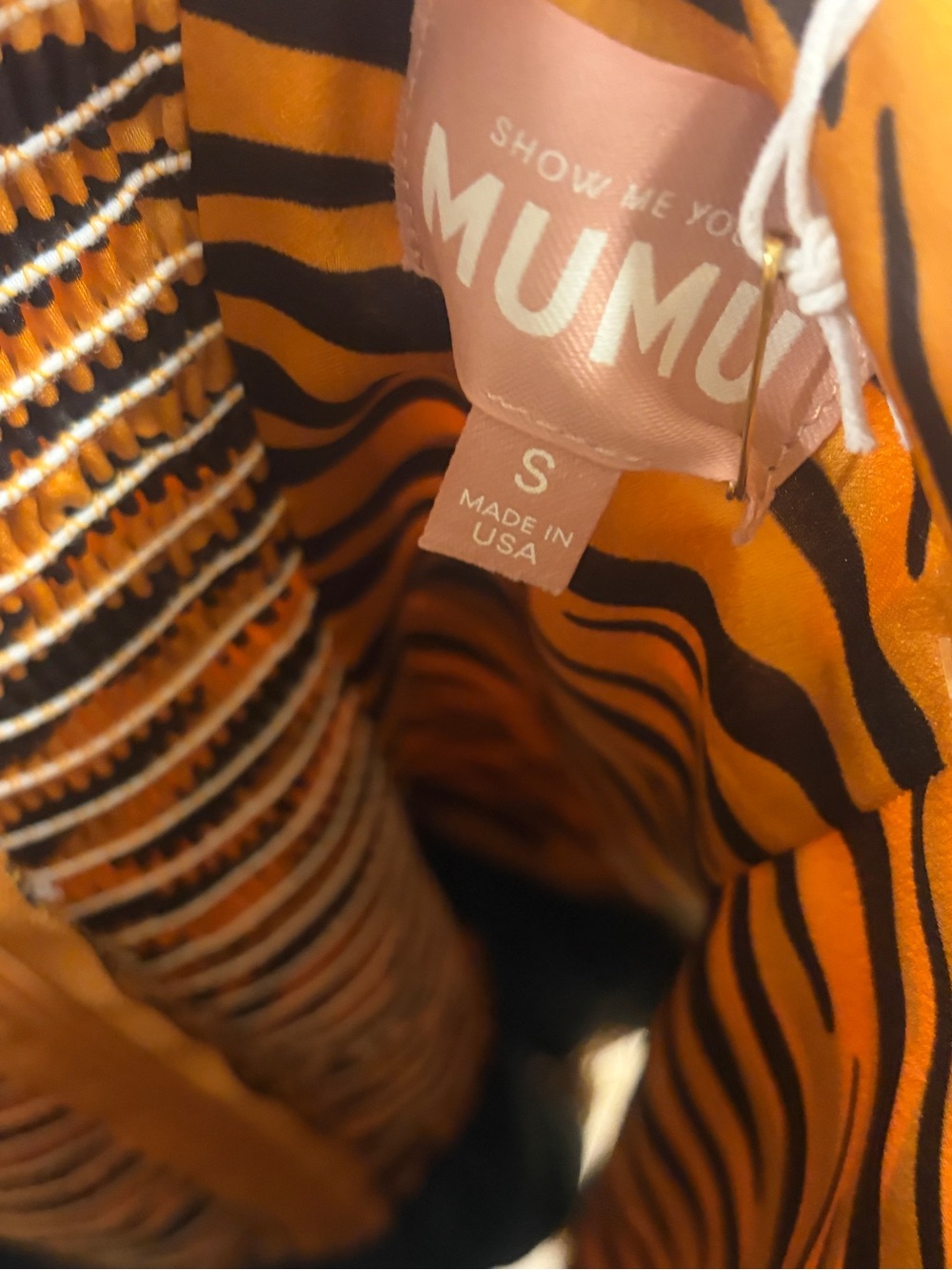Women’s Orange & Black Mini Dress